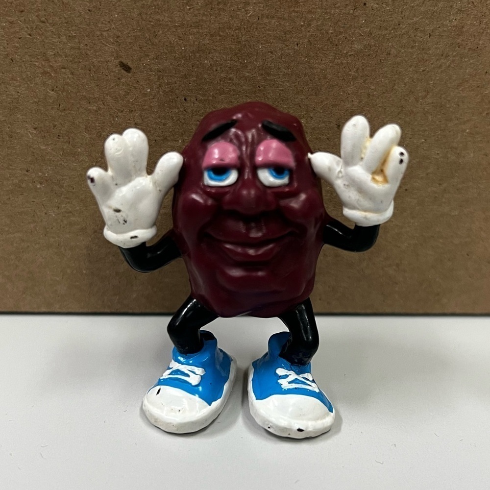 Vintage 1987 Calrab Applause California Raisins Jazz Hands 2" Mini Figure